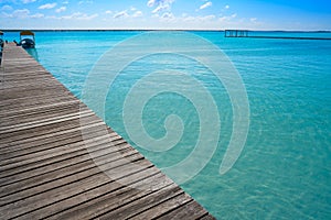 Laguna de Bacalar Lagoon in Mexico