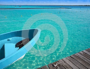 Laguna de Bacalar Lagoon in Mexico