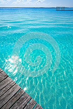 Laguna de Bacalar Lagoon in Mexico