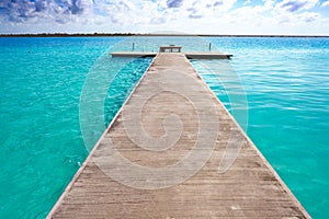 Laguna de Bacalar Lagoon in Mexico