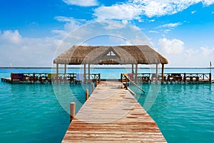 Laguna de Bacalar Lagoon in Mayan Mexico