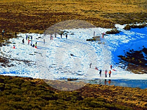 Laguna de los Peces, Sanabria, Zamora, spain photo