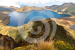 Laguna de Mojanda in the Ecuadorian Andes