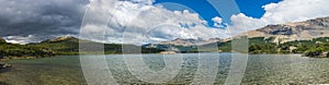 Laguna Del Pato lake in Los Glaciares National park in Argentina