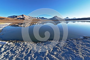 Laguna LejÃ­a and mountains