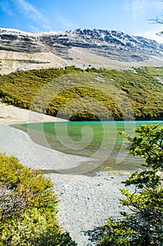 Laguna Madre e Hija lake in National Park Los Glaciares, Patagonia, Argenti photo