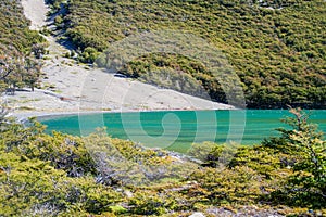 Laguna Madre e Hija lake in National Park Los Glaciares, Patagonia, Argenti photo