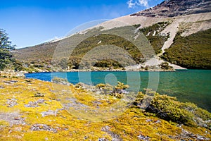 Laguna Madre e Hija lake in National Park Los Glaciares, Patagonia, Argenti photo