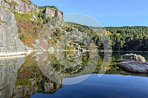 Laguna Negra lake in Soria, Spain