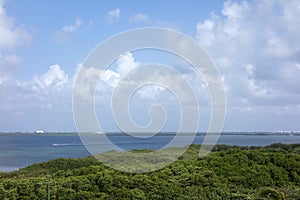 Laguna Nichupte, Yucatan, Mexico photo