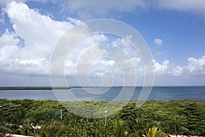 Laguna Nichupte, Yucatan, Mexico photo