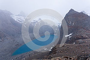 Laguna Sucia view, Fitz Roy mountain, Patagonia