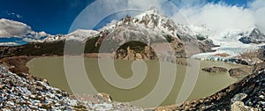 Laguna Torre lake in National Park Los Glaciares, Patagonia, Argenti