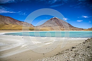 Laguna Verde, Salar de Uyuni , Bolivia photo