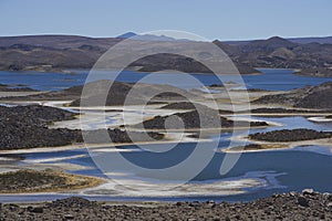 Lagunas de Cotacani in Lauca National Park photo