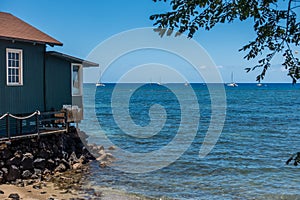 Lahaina Boats Landscape