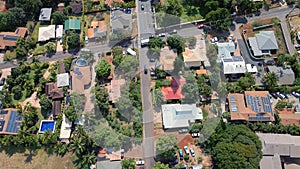 Lahaina West Maui Aerial Hawaii Downtown Overhead