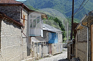 Lahic, a small traditional village in northern Azerbaijan photo
