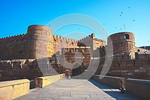 Lahore or Amar Singh Gate of Agra Fort photo
