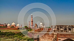 Lahore fort, Badshahi mosque and Samadhi of Ranjit Singh, Pakistan