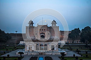 Lahore Fort with Iqbal Tomb