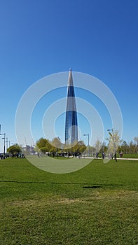 Lahta center building skyscraper