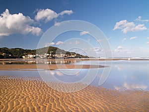 Laida beach in Vizcay, Basque photo