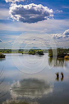 Lake Adamov in western Slovakia