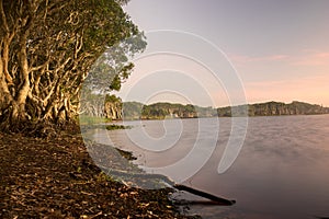 Lake Ainsworth in New South Wales Australia
