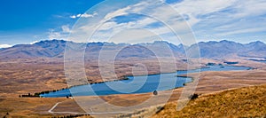 Lake Alexandrina in Canterbury, South Island, NZ photo