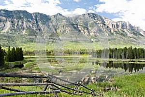 Lake along Chief Joseph Scenic Byway