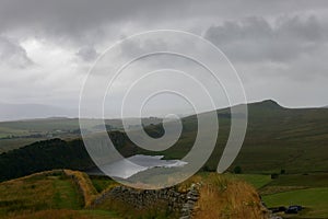 Lake along hadrians wall