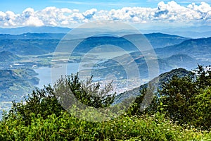 Lake Amatitlan near Guatemala City photo