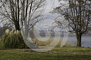 The lake of Annone at Oggiono photo