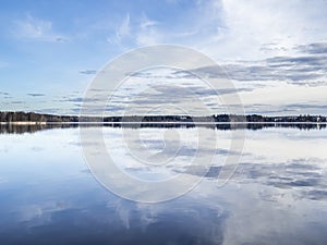 Lake as smooth as a millpond photo