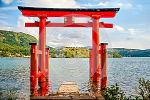 Lake Ashi, Motohakone, Hakone, Ashigarashimo District, Kanagawa, Japan