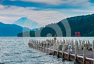 Lake Ashi and Mount Fuji, Hakone - Japan