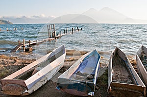 Lake atitlan-fisherboats photo