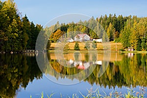 Lake. Autumn. Finland