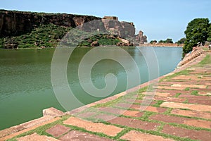 Lake at Badami