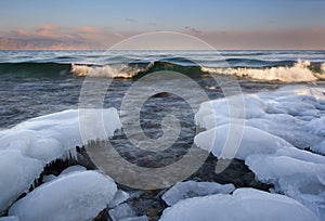 Lake Baikal on ice