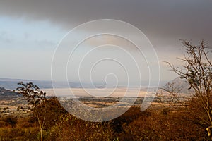 Lake Balangida, Manyara Region, Tanzania from Mbulu Heights