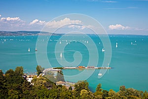 Lake Balaton in Hungary