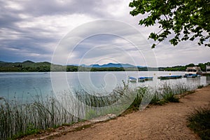 Lake of Banyoles in Catalonia, Spain.