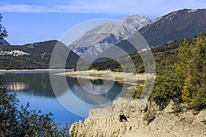 Lake of Barrea in Abruzzo in Italy photo