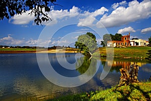 Lake in the Bashang grassland