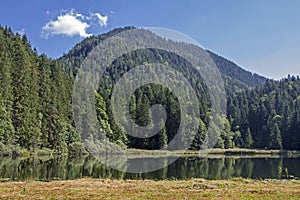 Lake Bichler in Mangfall mountains