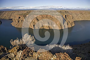 Lake Billy Chinook in Oregon photo