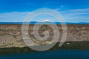 Lake Billy Chinook reservoir in central Oregon high desert