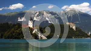 Lake in Bled, Slovenia, Europe